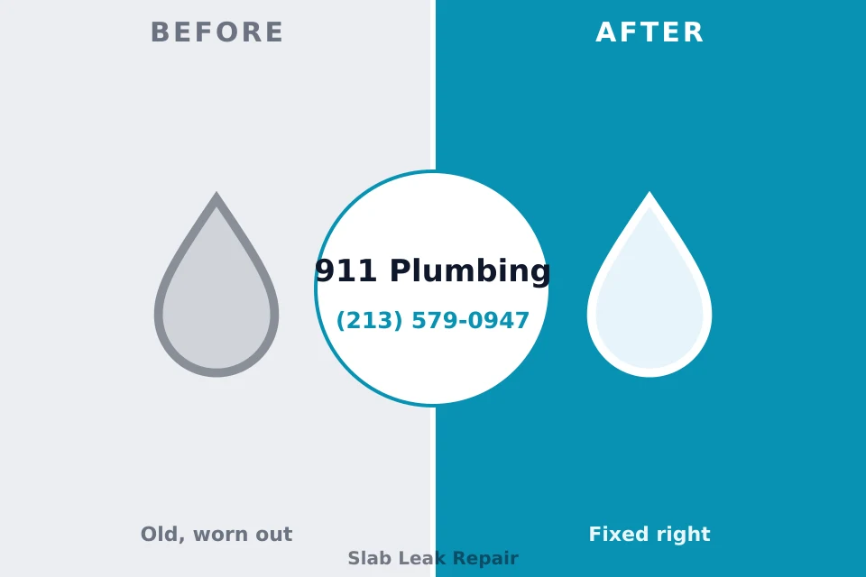 Before and after: plumbing repair Tappahannock, VA